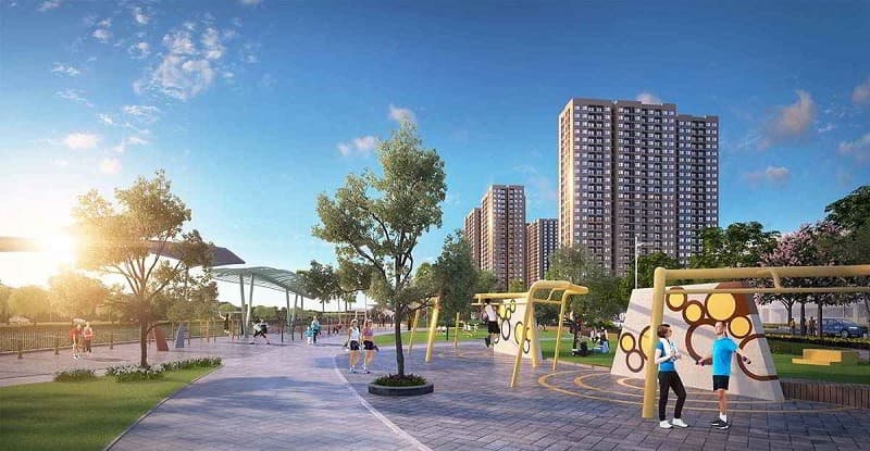 Công viên và khu thể thao tại Vinhomes Sài Gòn Park