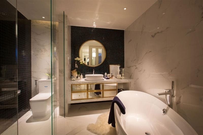 Phòng WC nhà mẫu Vinhomes Sài Gòn Park